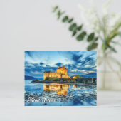 Burg Eilean Donan, Highlands, Schottland Postkarte (Stehend Vorderseite)