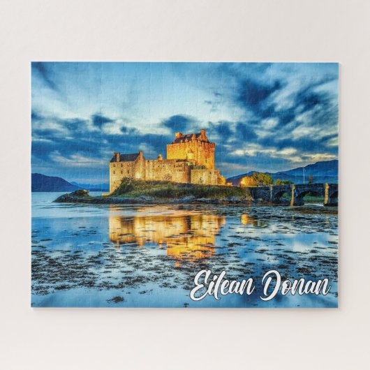 Burg Eilean Donan, Highlands, Schottland Puzzle (Horizontal)