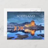 Burg Eilean Donan Postkarte (Vorne/Hinten)
