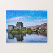 Burg Eilean Donan Schottische Sehenswürdigkeiten Puzzle (Horizontal)