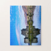 Burg Eilean Donan Schottische Sehenswürdigkeiten Puzzle (Vertikal)