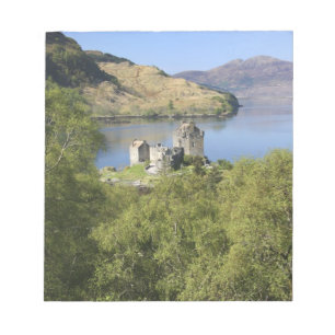 Burg Eilean Donan, Schottland. Der berühmte Eilean Notizblock