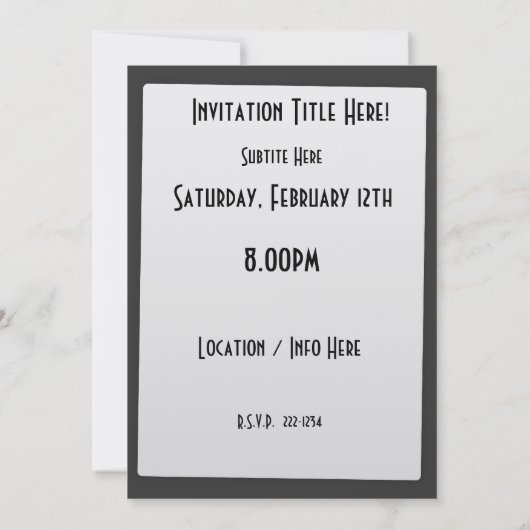 Burg Einladung (Rückseite)