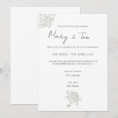 Burg Elegante Der Park der Villa Negroni Einladung (Vorne/Hinten)