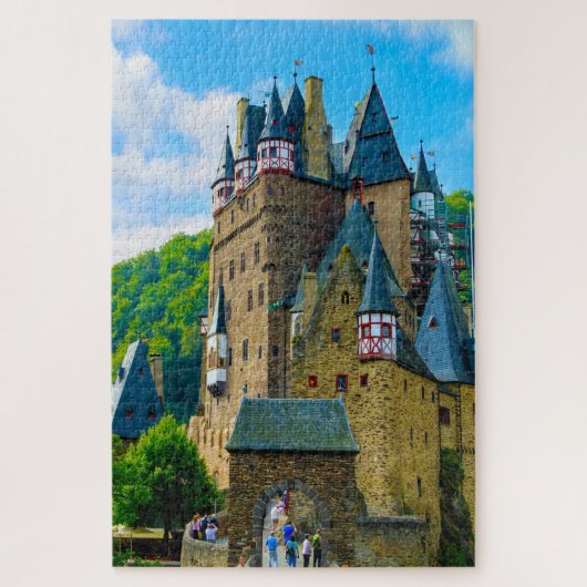 Burg Eltz Deutschland. Puzzle (Vertikal)