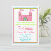 Burg Fairy Princess Einladung (Stehend Vorderseite)