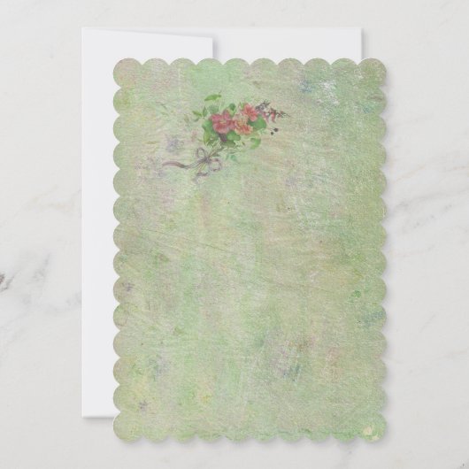 Burg Fairytale Einladung (Rückseite)