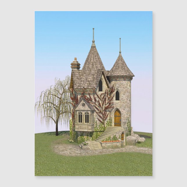 Burg Fairytale Magnetkarte (Vorderseite)