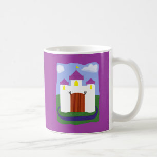 Burg Fairytale mit Lila Reichtum Kaffeetasse