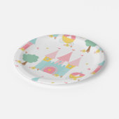 Burg Fairytale Pappteller (Schrägansicht)