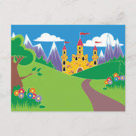 Burg Fairytale Postkarte