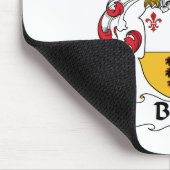 Burg-Familienwappen Mousepad (Ecke)