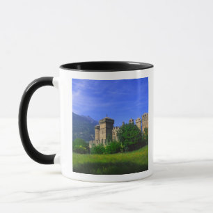 Burg Fenis bei den italienischen Alpen in Fenis, Tasse
