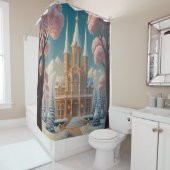 Burg Flüsterträume Duschvorhang (Beispiel)