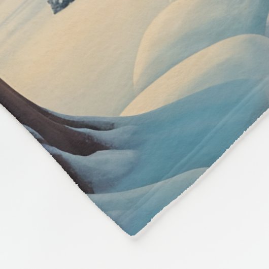 Burg Flüsterträume Fleecedecke (Ecke)