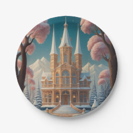 Burg Flüsterträume Pappteller