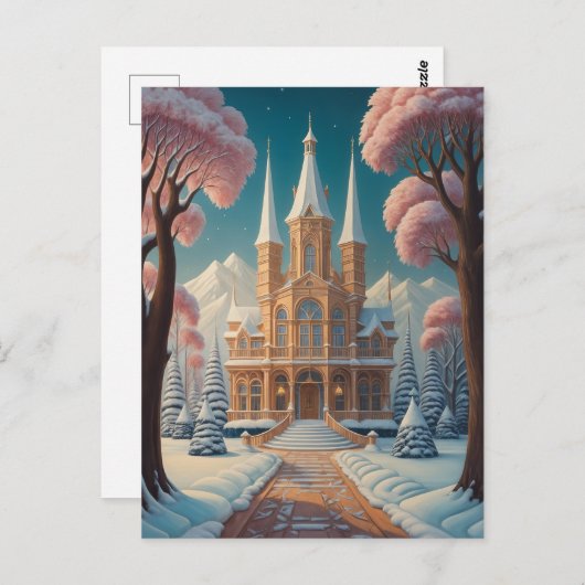 Burg Flüsterträume Postkarte (Vorne/Hinten)