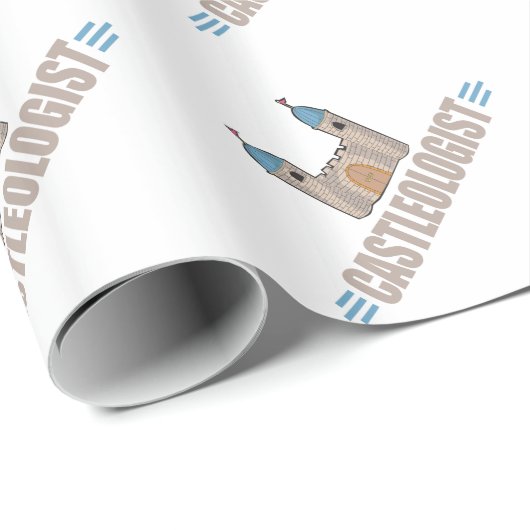 Burg Funny Geschenkpapier (Rolleneckpunkt)