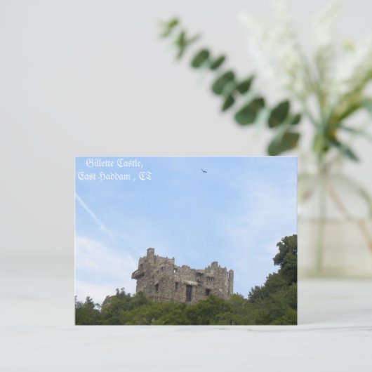 Burg Gillette Postkarte (Stehend Vorderseite)