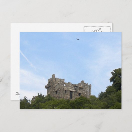 Burg Gillette Postkarte (Vorne/Hinten)