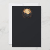 Burg Halloween-Party Einladung (Rückseite)