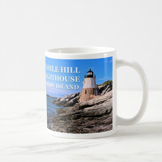 Burg Hill Leuchtturm, Rhode Island Kaffeetasse (Rechts)