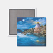 Burg Hill Lighthouse Magnet (Vorderseite/Rückseite)
