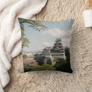 Burg Himeji Majestic Festung Japanische Geschichte Kissen