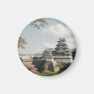 Burg Himeji Majestic Festung Japanische Geschichte Magnet