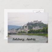 Burg Hohensalzburg, Salzburg, Österreich Post Card Postkarte (Vorne/Hinten)