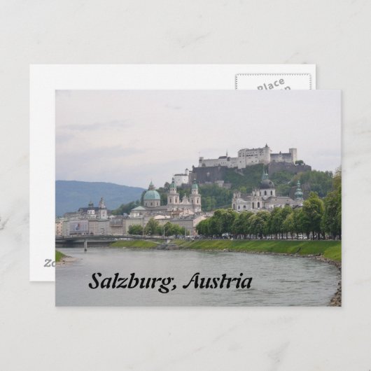 Burg Hohensalzburg, Salzburg, Österreich Post Card Postkarte (Vorne/Hinten)