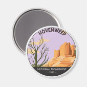 Burg Hovenweep Magnet (Vorderseite/Rückseite)