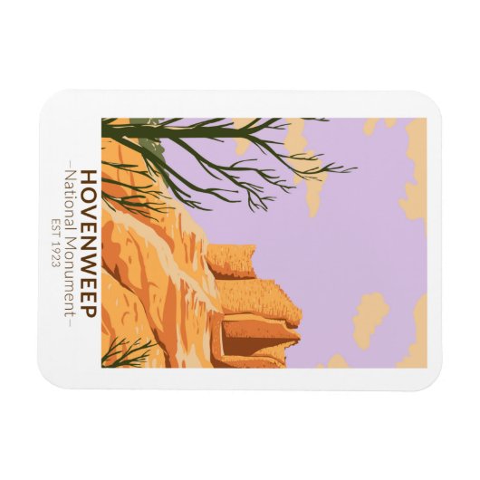 Burg Hovenweep Magnet (Horizontal)
