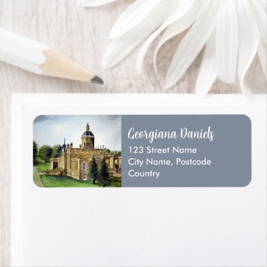 Burg Howard North Yorkshire Aquarellmalerei (Insitu)