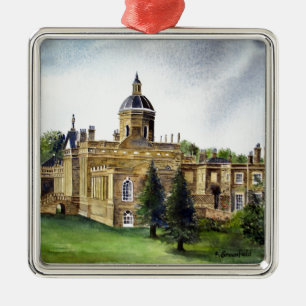 Burg Howard North Yorkshire Aquarellmalerei Ornament Aus Metall