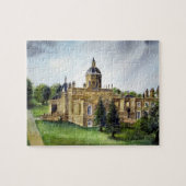 Burg Howard North Yorkshire Aquarellmalerei Puzzle (Horizontal)