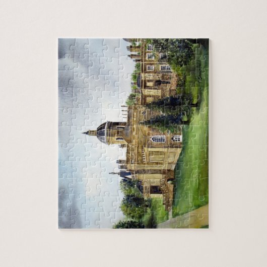 Burg Howard North Yorkshire Aquarellmalerei Puzzle (Vertikal)