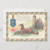 Burg Hund Harp von Erin Kleeblatts Einladung (Vorderseite)