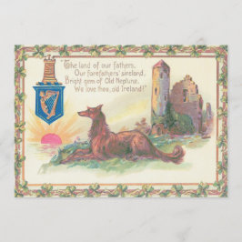 Burg Hund Harp von Erin Kleeblatts Einladung