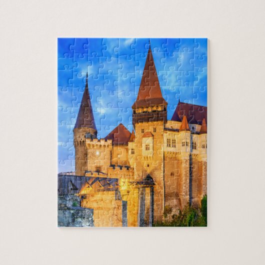 Burg Hunyad - Corvin Burg von Hunedoara Puzzle (Vertikal)