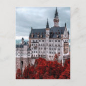 Burg im Herbst Postkarte (Vorderseite)