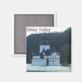 Burg im Rheintal Magnet (Vorderseite/Rückseite)