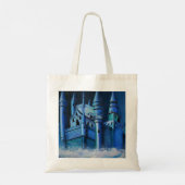 Burg im Sky Tote Bag Tragetasche (Rückseite)
