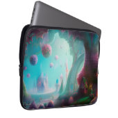 Burg im verzauberten Wald Laptopschutzhülle (Vorne Rechts)