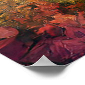 Burg im Wald, Fantasy Dschungel, Herbst Herbst Poster (Ecke)