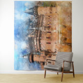 Burg im Wald Wandteppich (Beispiel)