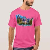 Burg in den Bergen - Banff Alberta Kanada Bas T-Shirt (Vorderseite)