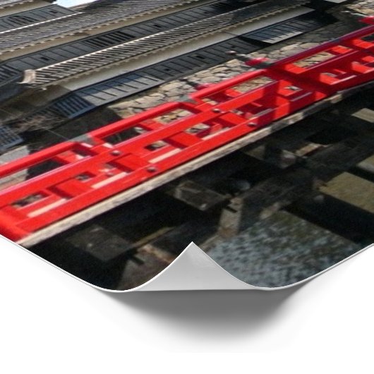 Burg in Japan Poster (Ecke)