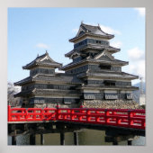 Burg in Japan Poster (Vorne)