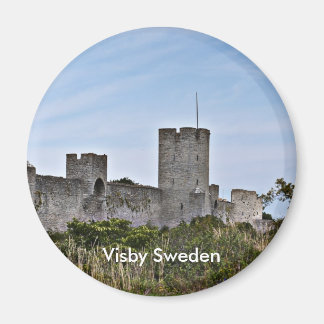 Burg in Visby, Visby Schweden Magnet